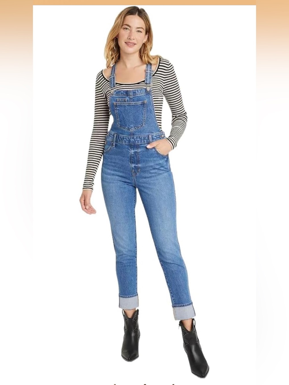 Universal Thread Classic Blue Denim Overalls